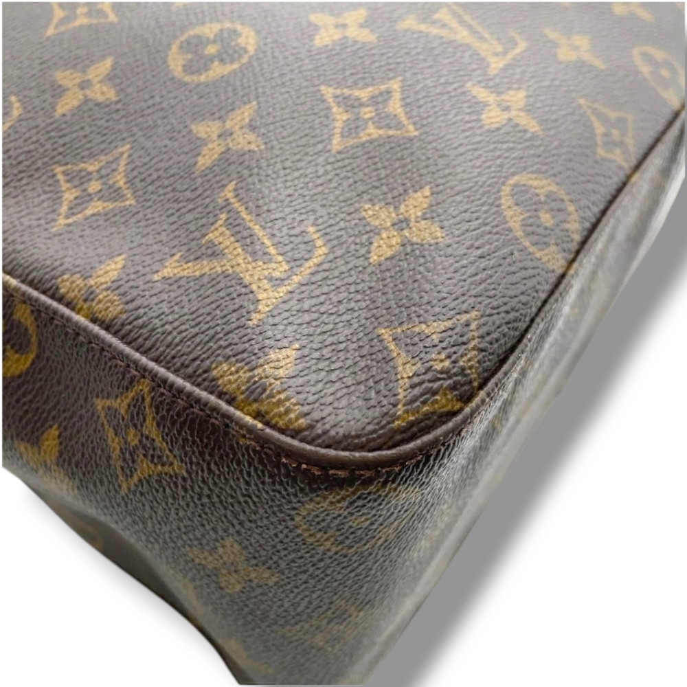 Y2K USA Made Vintage Louis Vuitton GM Looping Monogram Canvas Shoulder Handbag - Picture 12 of 17